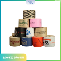 BĂNG KEO GIẤY - IN LOGO THƯƠNG HIỆU THEO YÊU CẦU- GIẢI PHÁP HOÀN HẢO CHO ĐÓNG GÓI XUẤT KHẨU Ở THỊ TRƯỜNG CHÂU ÂU